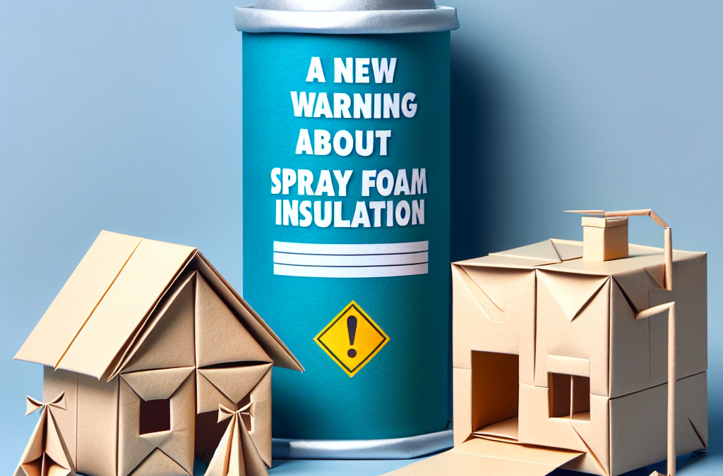 A New Warning About Spray Foam Insulation