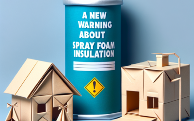 A New Warning About Spray Foam Insulation